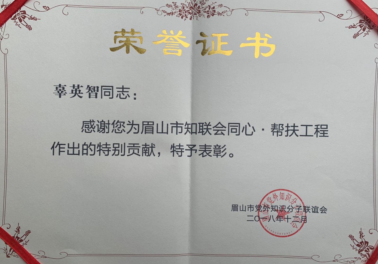 學(xué)院董事長辜英智獲得“同心幫護(hù)工程”特別貢獻(xiàn)獎(jiǎng).jpg